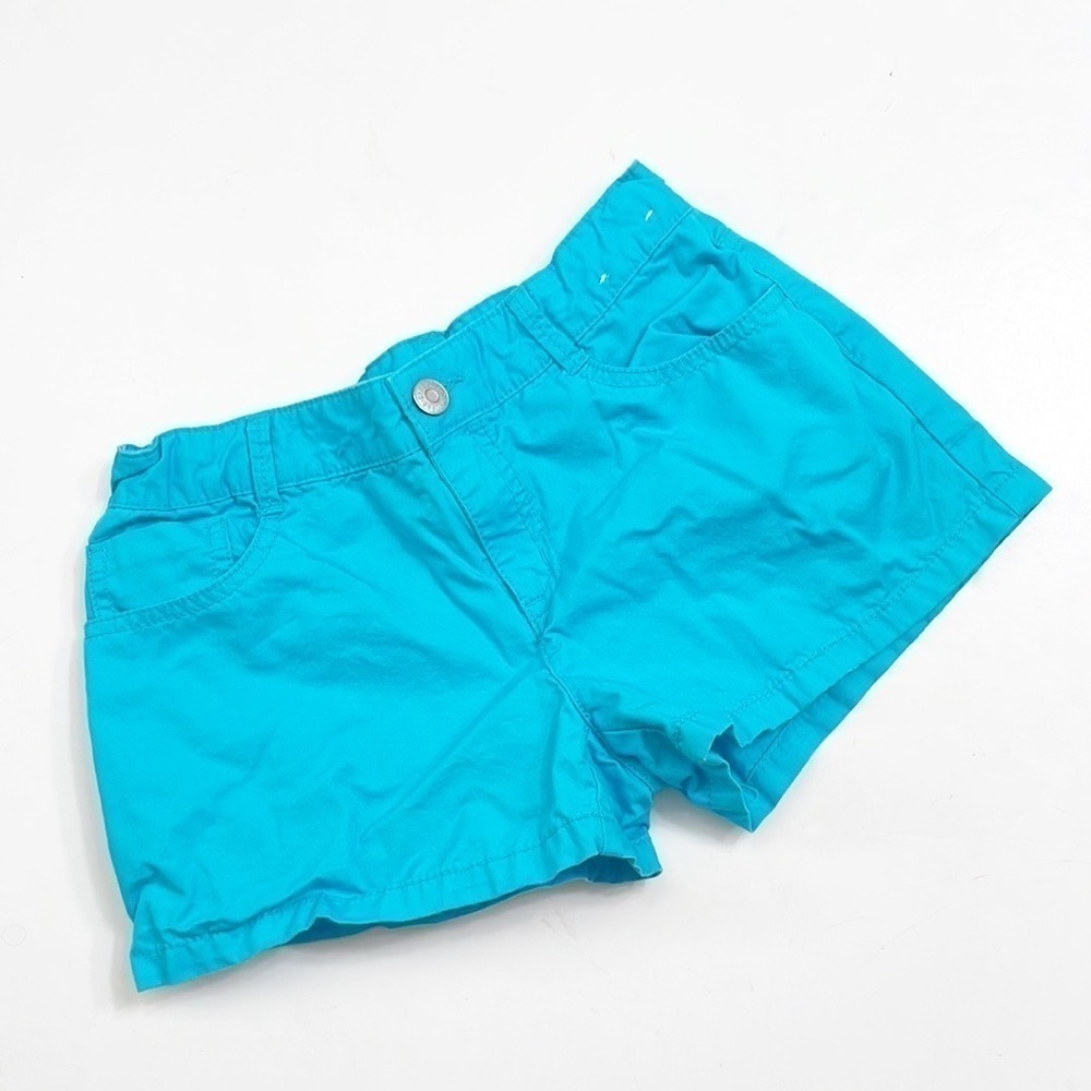 Gymboree little girls bright blue shorts